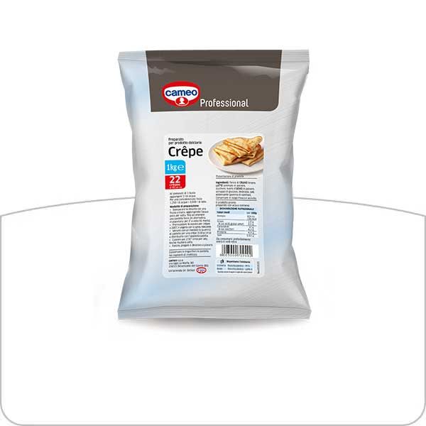 pulsante preparato per crepes in busta cameo professional