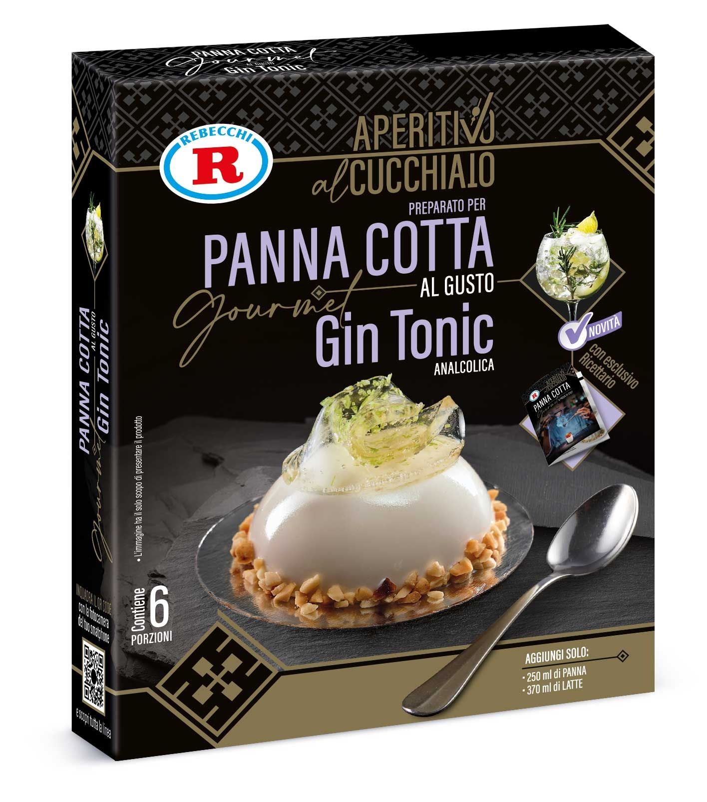 PANNA COTTA AL GUSTO GIN TONIC Rebecchi