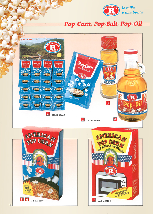 Pop corn rebecchi