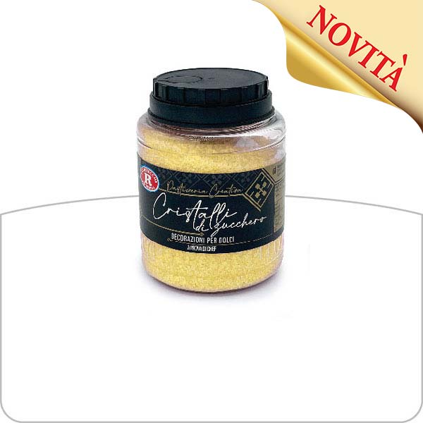 Cristalli di zucchero giallo