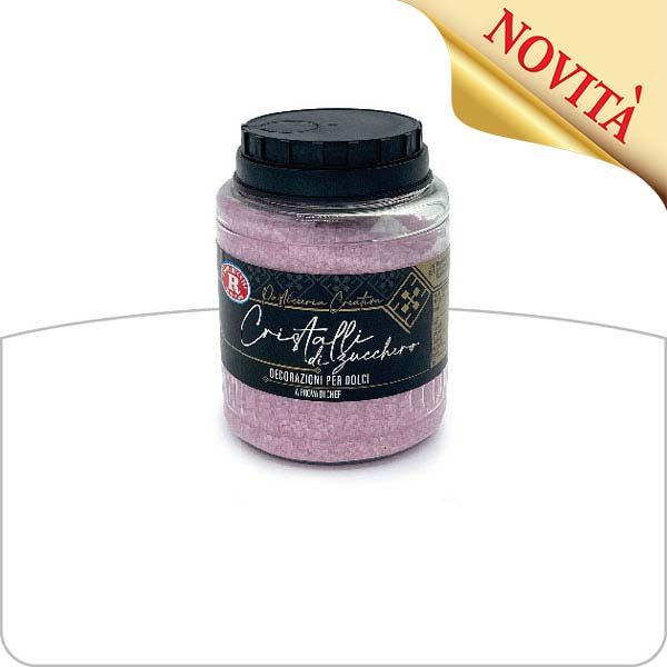 cristalli zucchero rosa