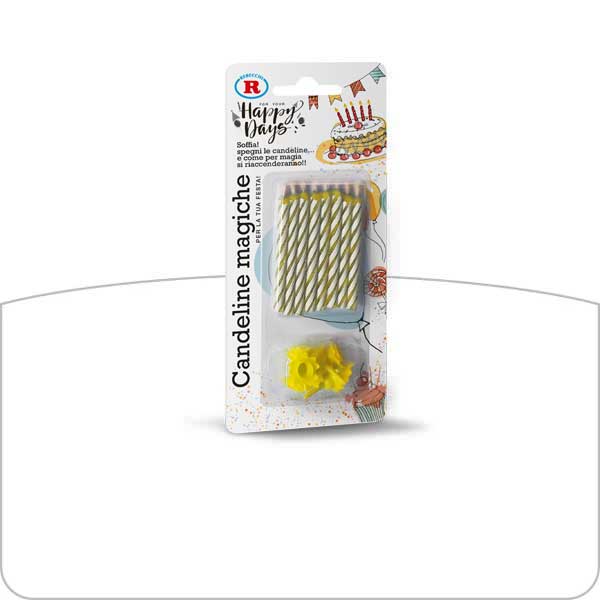 CANDELINE MAGICHE gialle