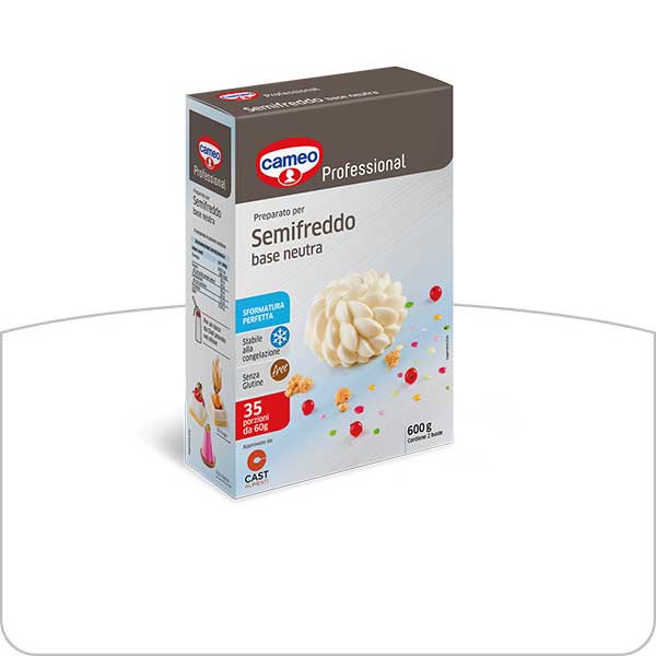 cameo professional: preparato semifreddo base neutra