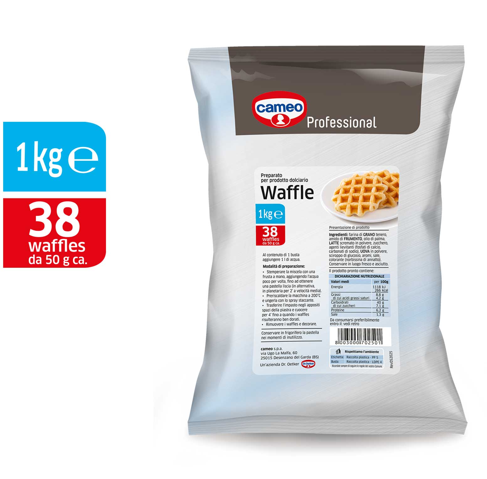 preparato per waffle
