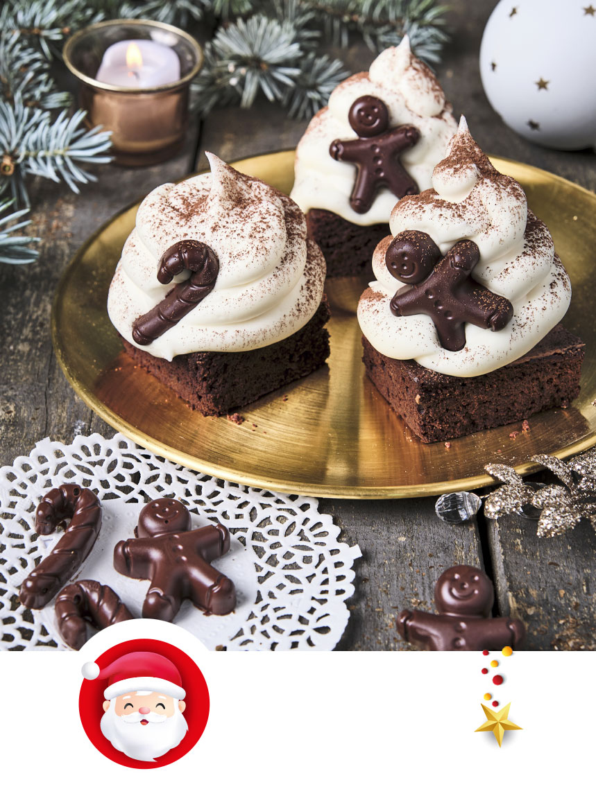 Ricetta di Natale: Brownies alla panna