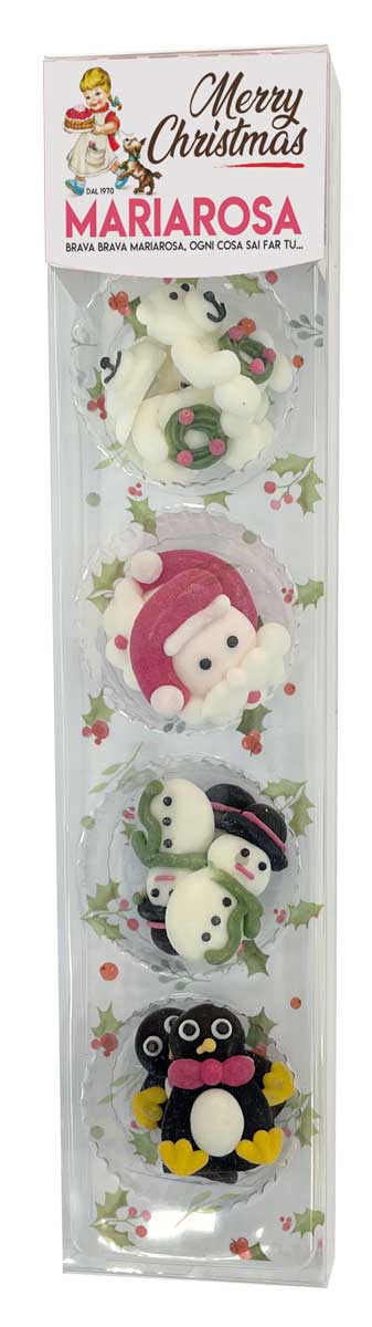 DOLCI DECORI DI ZUCCHERO 
HAPPY CHRISTMAS