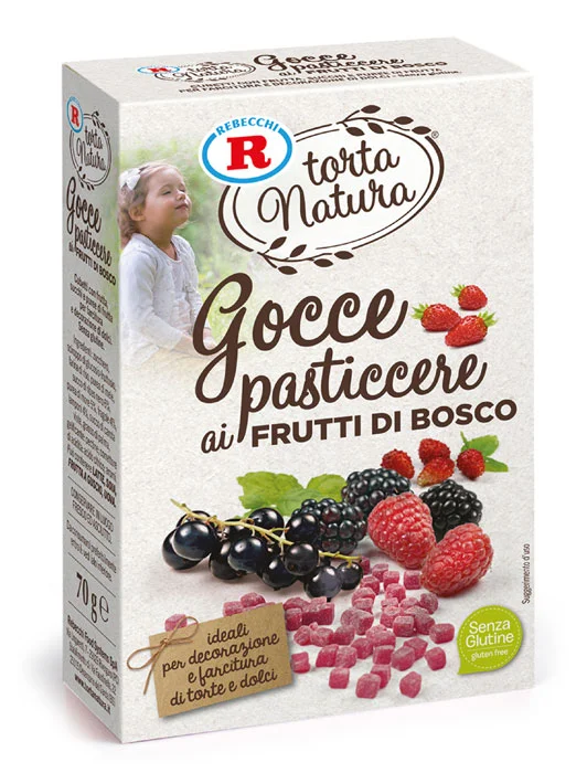 Gocce pasticcere ai frutti di bosco